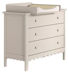 Bež otroška komoda s previjalnim pultom 89x90x55 cm Swingo – Vipack