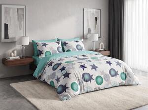 Flanelna posteljnina iz mikrovlaken MINT STARS barvna Dimenzije posteljnine: 70 x 90 cm | 140 x 200 cm
