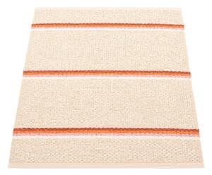 Opečnato oranžna/kremno bela notranja in zunanja preproga 70x90 cm Olle Brick Cream – Pappelina