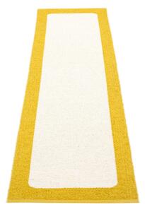Gorčično rumen/kremno bel zunanji in notranji tekač 70x240 cm Ilda Mustard – Pappelina