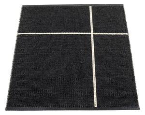 Črna notranja in zunanja preproga 70x90 cm Fred Black – Pappelina