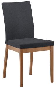 STOL, les, tekstil antracit, barve hrasta