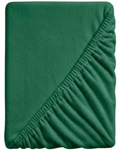 Rjuha iz mikropliša SOFT 90x200 cm temno zelena