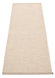 Kremno bel zunanji in notranji tekač 70x200 cm Effi Mud – Pappelina