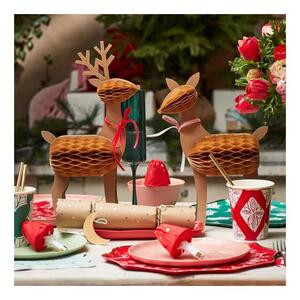 Božične figurice v kompletu 3 ks Reindeer Family – Meri Meri