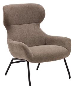 Rjav fotelj Belina – Kave Home