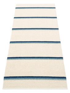 Moder/kremno bel zunanji in notranji tekač 70x180 cm Olle Blue Vanilla – Pappelina
