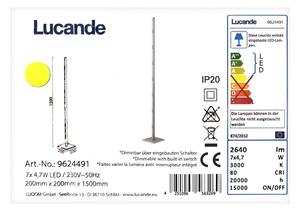 Lucande - LED Zatemnitvena talna svetilka MARGEAU 7xLED/4,7W/230V