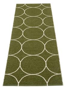 Temno zelen zunanji in notranji tekač 70x200 cm Boo Dark Olive – Pappelina
