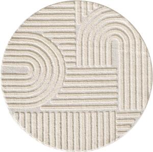 Kremno bela okrogla preproga ø 80 cm Art – Ayyildiz Carpets