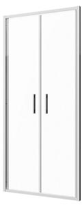 Sanotechnik Nihajna tuš vrata Slim Line (90 x 200 cm, Krom, Debelina stekla: 6 mm)