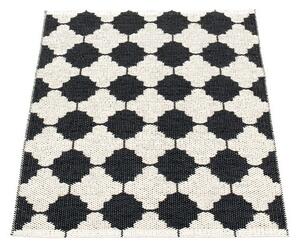 Črno-bela notranja in zunanja preproga 70x90 cm Marre Black Coral – Pappelina