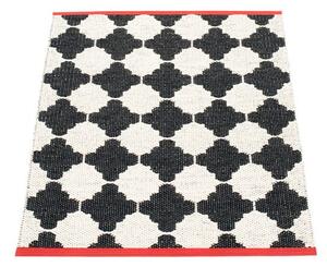Črno-bela notranja in zunanja preproga 70x90 cm Marre Black Coral – Pappelina