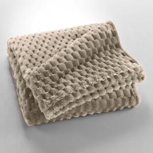 Sivorjava odeja iz mikroflanele 125x150 cm Mini Frosty – douceur d'intérieur
