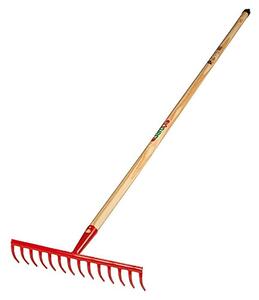 Gardol Vrtne grablje (Delovna širina: 35 cm, Število zob: 14, Dolgi ročaj)