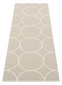 Kremno bel zunanji in notranji tekač 70x200 cm Boo Linen – Pappelina