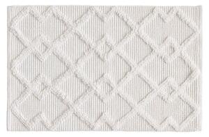 Kremno bela kopalniška preproga 50x80 cm Otis – douceur d'intérieur