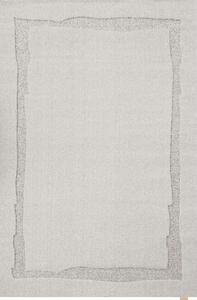 Svetlo siva volnena preproga 133x190 cm Morphic Rocca – Agnella