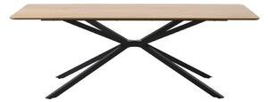 Jedilna miza z mizno ploščo v hrastovem dekorju 100x200 cm Cesura – Unique Furniture