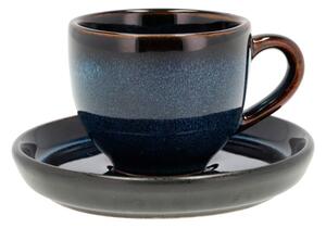 Črno-modra keramična skodelica za espresso 70 ml Gastro Dark Blue/Black – Bitz