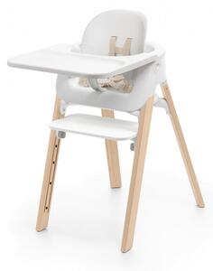SET ZA STOLČEK ZA HRANJENJE Steps Bundle 86/74/48 cm bela