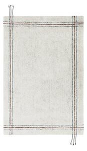 Kremno bela pralna ročno tkana bombažna preproga 90x130 cm Cuisine Natural – Lorena Canals