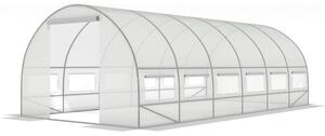Vrtni plastenik 3x6m (18m2) - bijeli