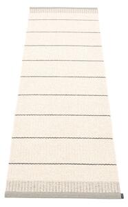 Svetlo siv/kremno bel zunanji in notranji tekač 60x200 cm Belle Warm Grey – Pappelina
