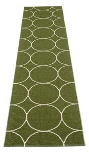 Temno zelen zunanji in notranji tekač 70x300 cm Boo Dark Olive – Pappelina