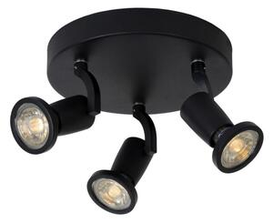 Lucide 11903/15/30 - LED reflektor JASTER-LED 3xGU10/5W/230V črn