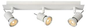 Lucide 17990/15/31 - LED reflektor TWINNY-LED 3xGU10/4,5W/230V bela