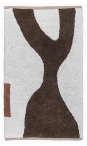 Belo-rjava pralna bombažna preproga 50x80 cm Figura – Mette Ditmer Denmark