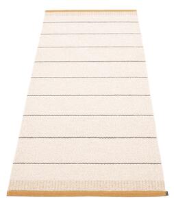 Oker rumen/kremno bel zunanji in notranji tekač 85x200 cm Belle Ochre – Pappelina