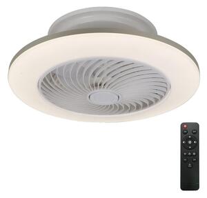 Rabalux 6710 - LED Zatemnitvena svetilka z ventilatorjem DALFON LED/36W/23 + Daljinski upravljalnik