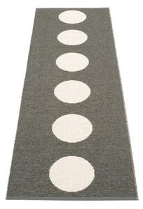 Temno siv zunanji in notranji tekač 70x225 cm Vera Charcoal – Pappelina