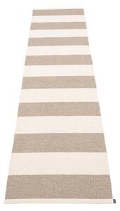 Bež/kremno bel zunanji in notranji tekač 70x300 cm Bob Mud Vanilla – Pappelina