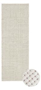 Slonokoščen pralen ročno tkan volnen tekač 80x230 cm Unexpected Wool – Lorena Canals
