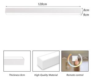 Immax NEO 07259L - LED Zatemnitvena svetilka LUNGO 38W/230V Wi-Fi Tuya bela + Daljinski upravljalnik