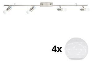 Eglo - LED Reflektor MY CHOICE 4xE14/4W/230V krom/bela