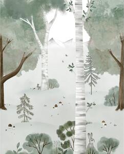 Otroška tapeta 200 cm x 248 cm Birch Forest – Lilipinso