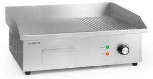 Klarstein Grillmeile 3000GR, električni žar, 3000 W, plošča za žar, 54,5 x 35 cm, gladek/rebrast