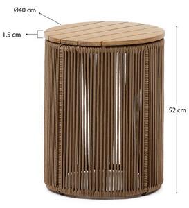 Okrogla vrtna miza ø 40 cm Mesa - Kave Home
