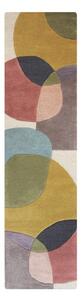 Ročno tkan volnen tekač 60x230 cm Glow Multi – Flair Rugs