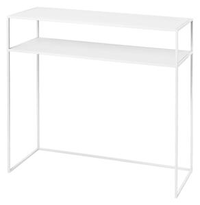 Bela kovinska stranska mizica 35x85 cm Fera – Blomus