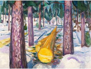 Reprodukcija slike Edward Munch - The Yellow Log, 60 x 45 cm