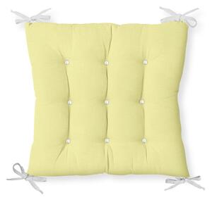 Sedežna blazina iz mešanice bombaža Minimalist Cushion Covers Lime, 40 x 40 cm