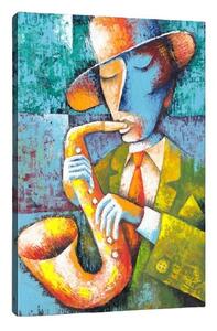 Slika Tablo Center Saxophone, 50 x 70 cm