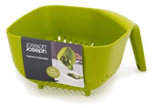 Veliko zeleno kockasto cedilo Joseph Joseph Square Colander