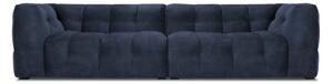 Modra žametna zofa Windsor & Co Sofas Vesta, 280 cm