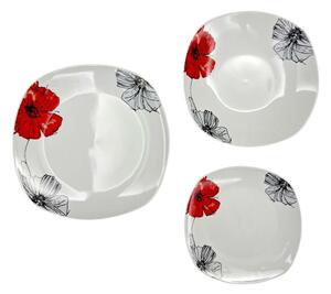 Home Elements 18-delni jedilni set Poppies